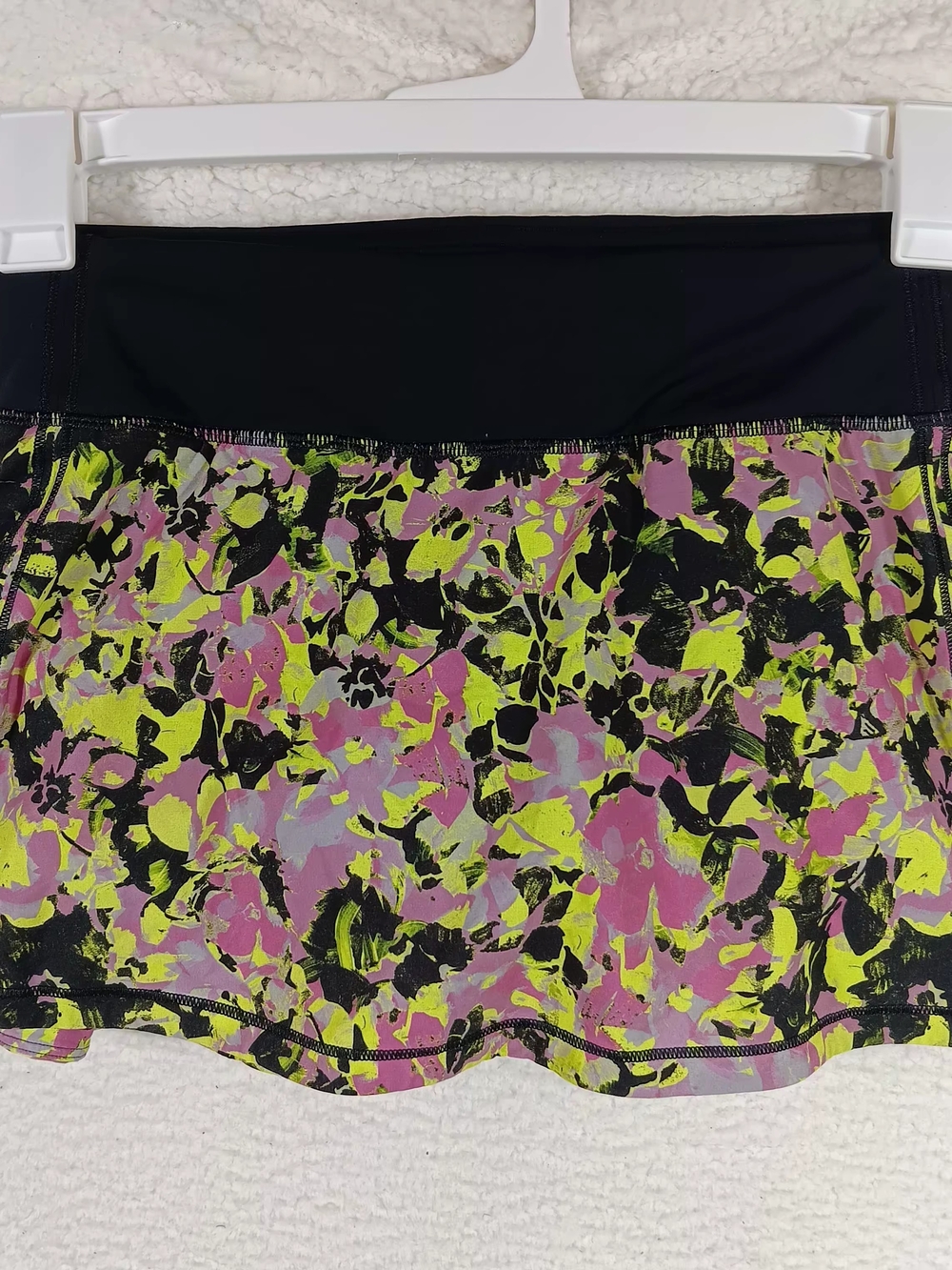 Lululemon Skort Womens 4 Inflected Highlight Pace Rival Mid-Rise Skirt